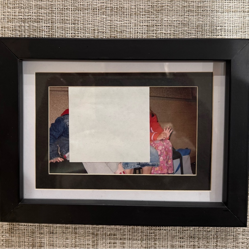 Black Framed Photo Display